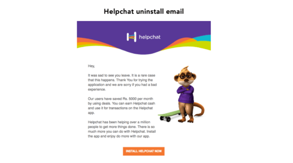 Helpchat_Uninstall Email